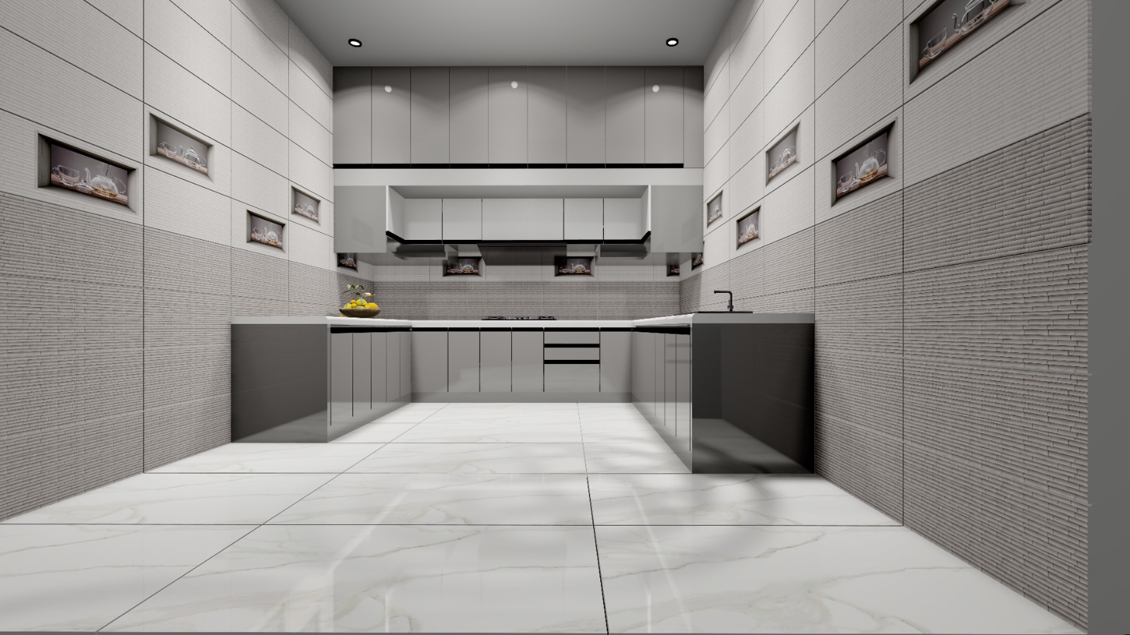 Modern Kitchen Tile Design